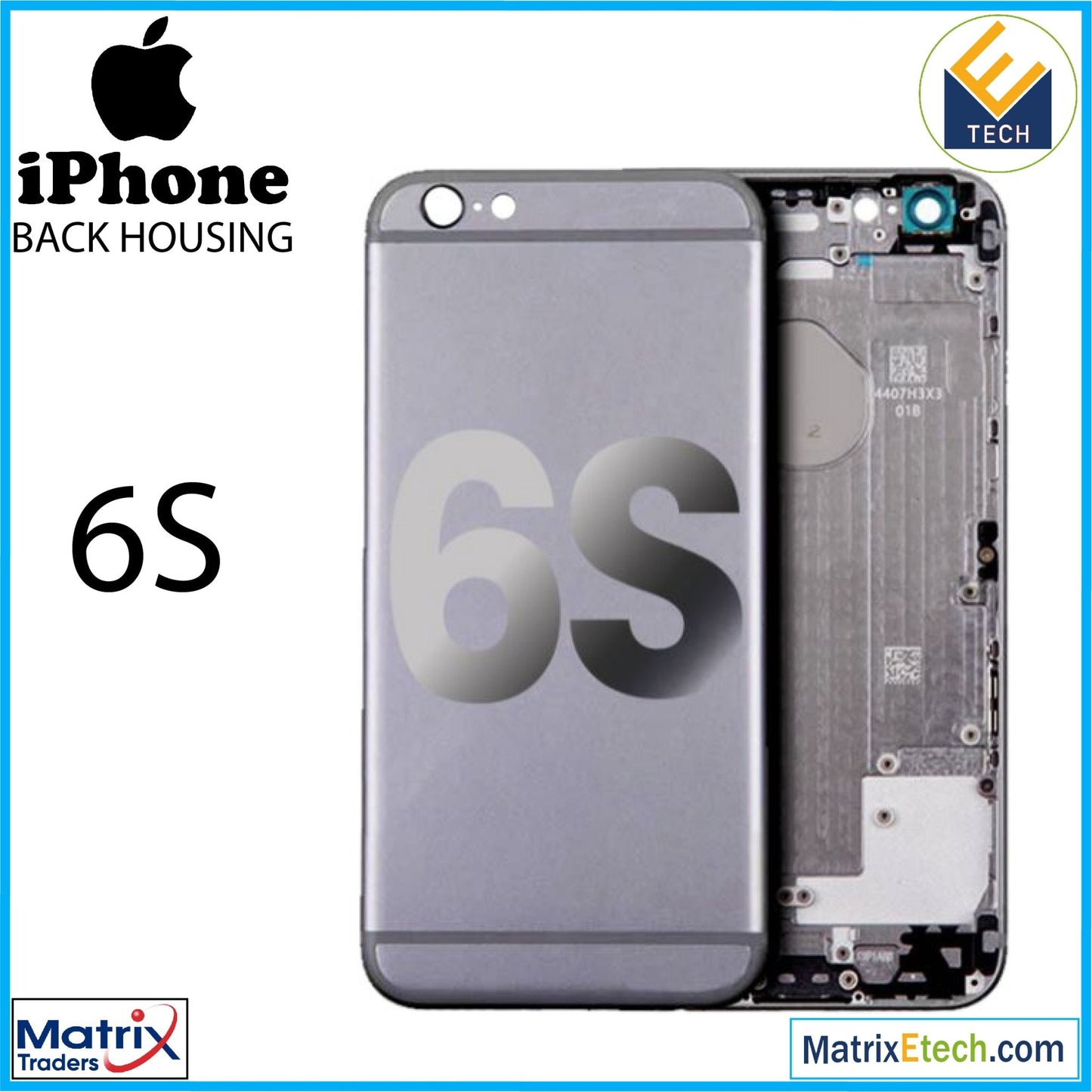 iPhone 6S Back Housing (GENERIC) - Matrix Traders