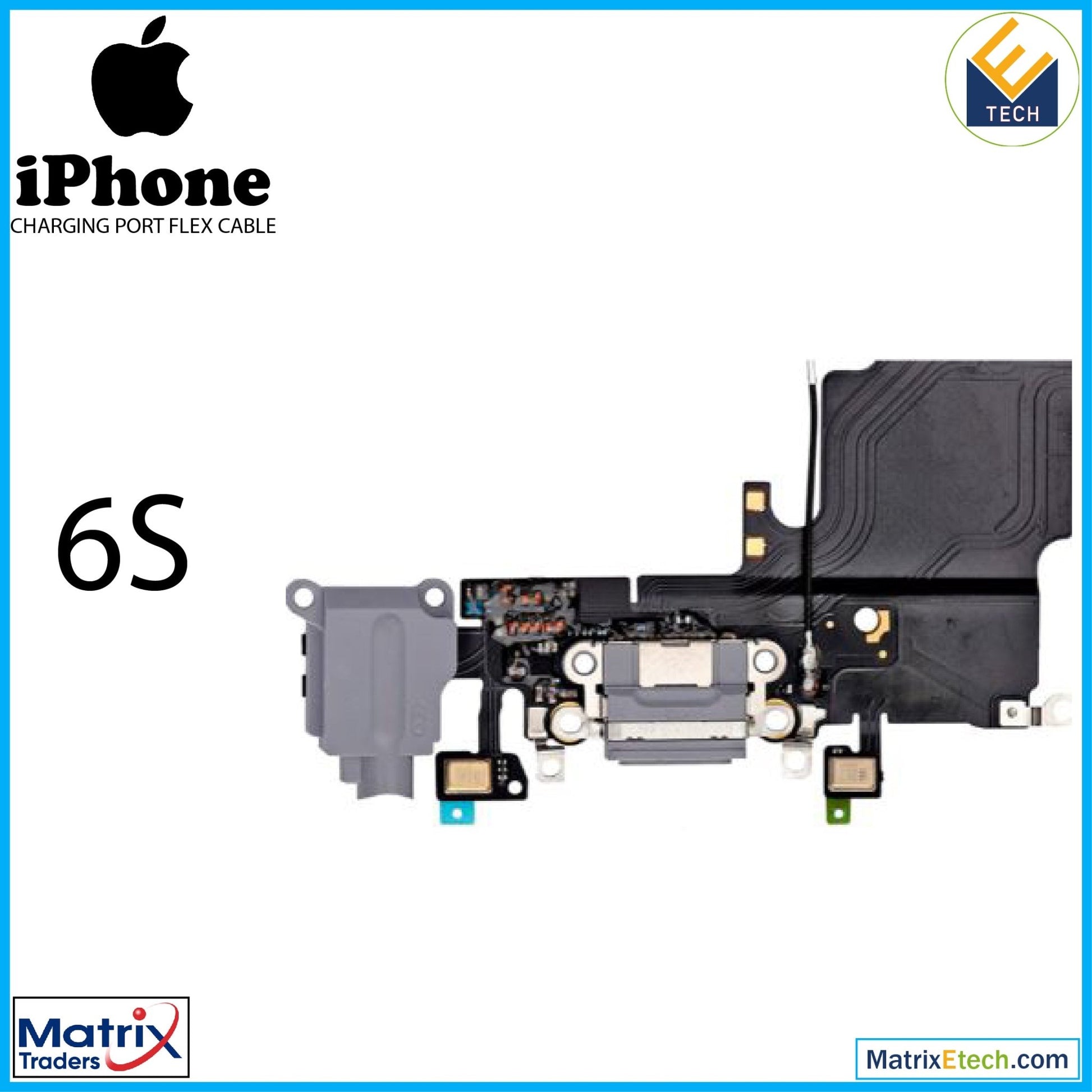 iPhone 6S Charging Port Flex Cable (Premium) - Matrix Traders