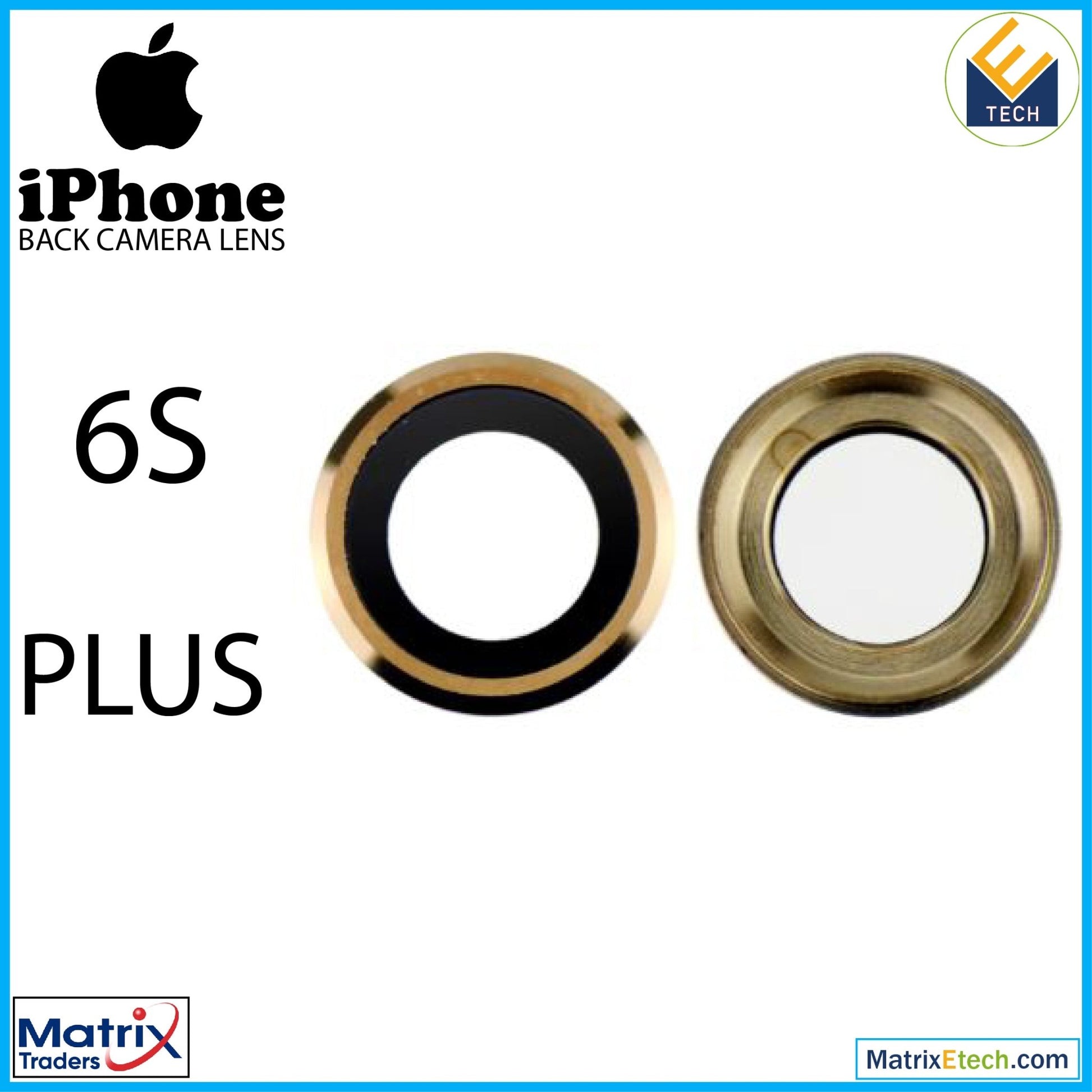 iPhone 6S Plus Back Camera Lens (10 Pack) - Matrix Traders