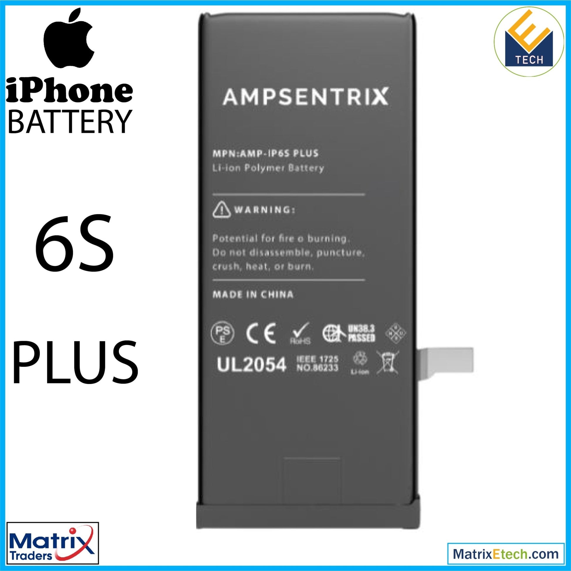 iPhone 6S Plus Replacement Battery - Matrix Traders