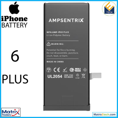 iPhone 6S Plus Replacement Battery (AmpSentrix Pro Extended) - Matrix Traders