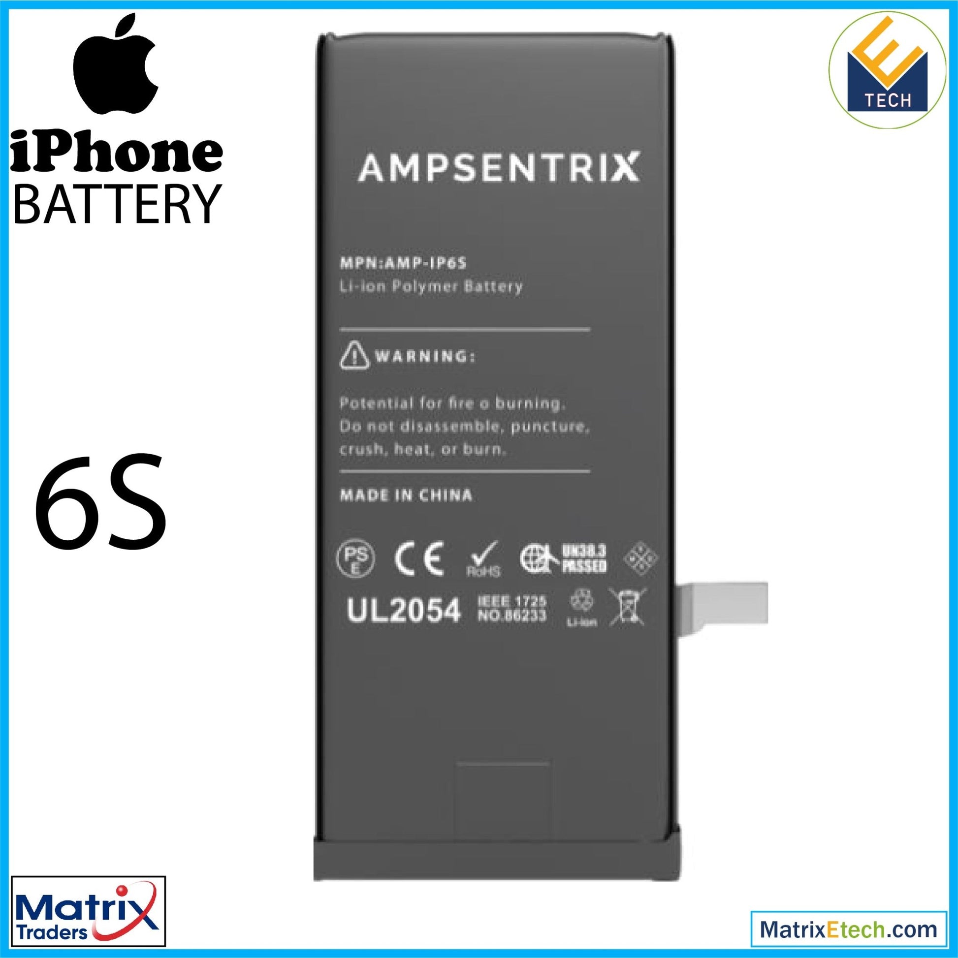 iPhone 6S Replacement Battery - Matrix Traders