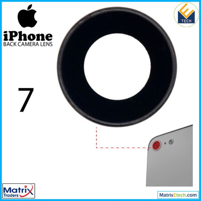 iPhone 7 Back Camera Lens With Bracket & Bezel (10 Pack) - Matrix Traders