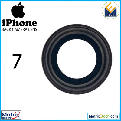 iPhone 7 Back Camera Lens With Bracket & Bezel (Aftermarket Plus) (10 Pack) - Matrix Traders