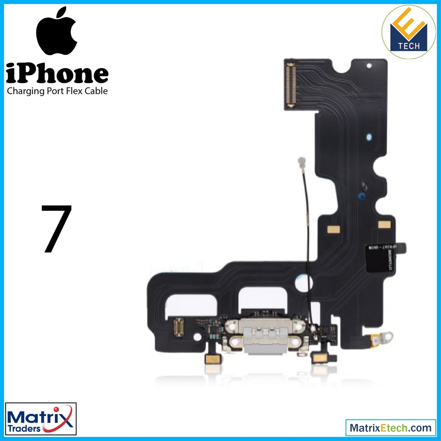 iPhone 7 Charging Port Flex Cable (Aftermarket) - Matrix Traders