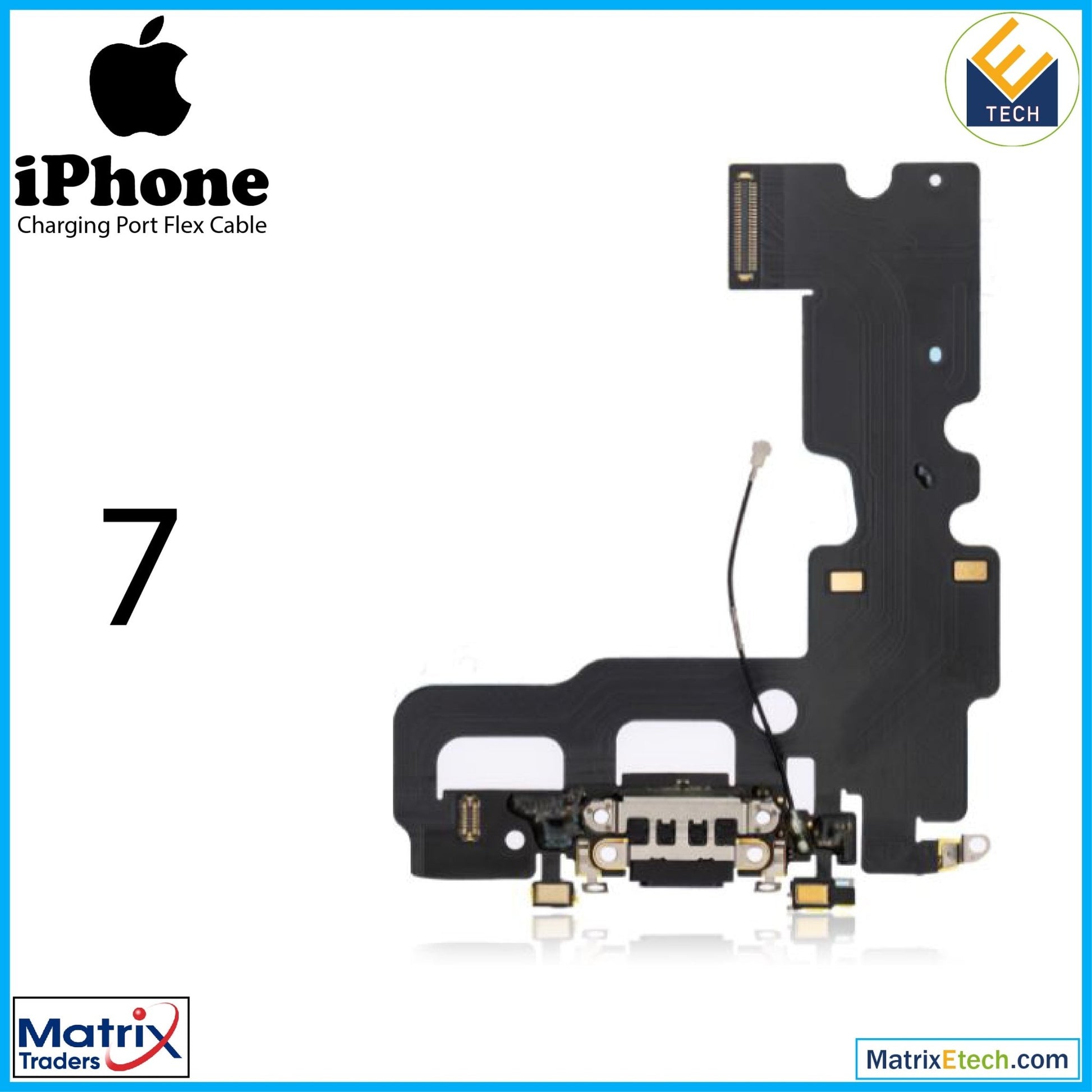 iPhone 7 Charging Port Flex Cable (Aftermarket) - Matrix Traders