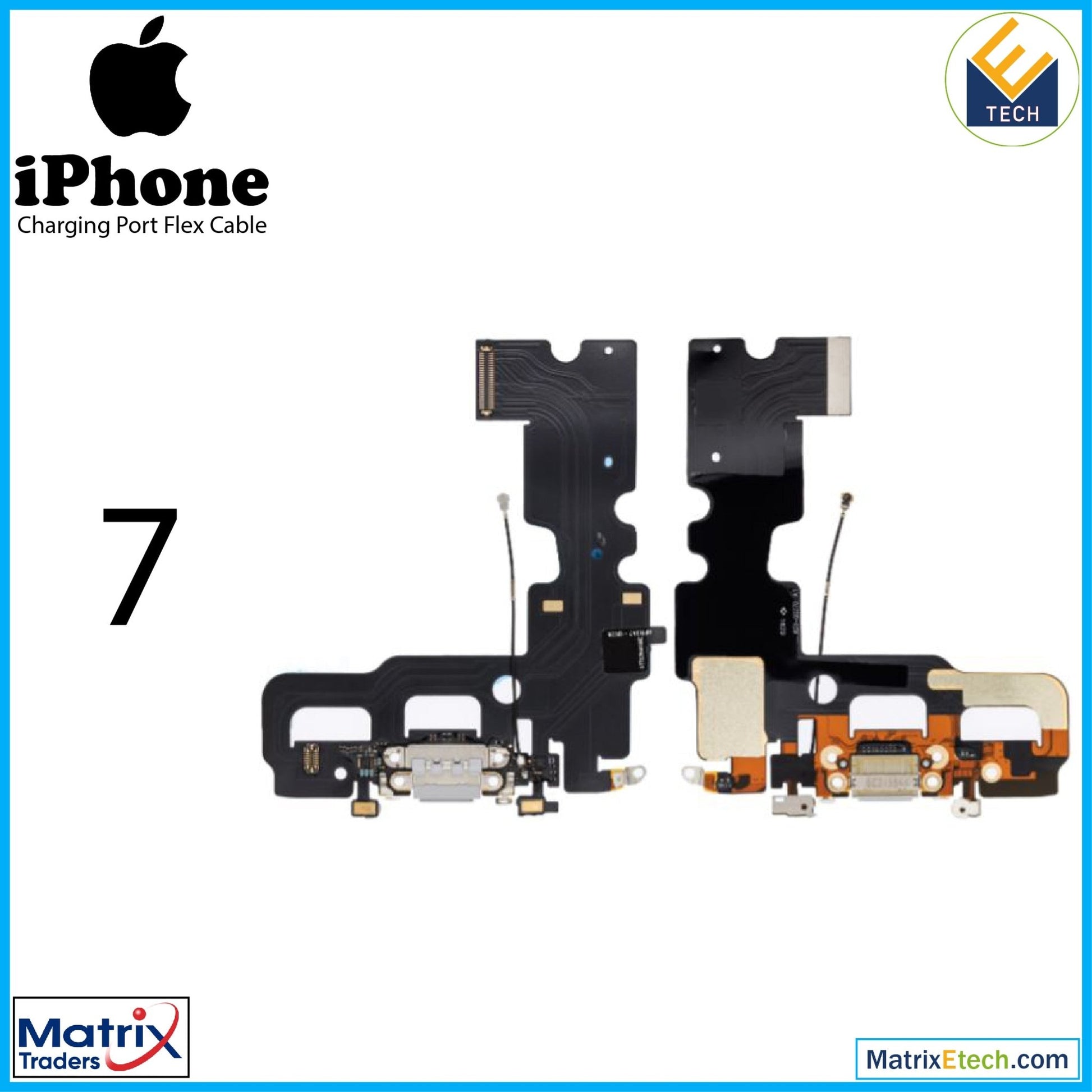 iPhone 7 Charging Port Flex Cable (Aftermarket) - Matrix Traders