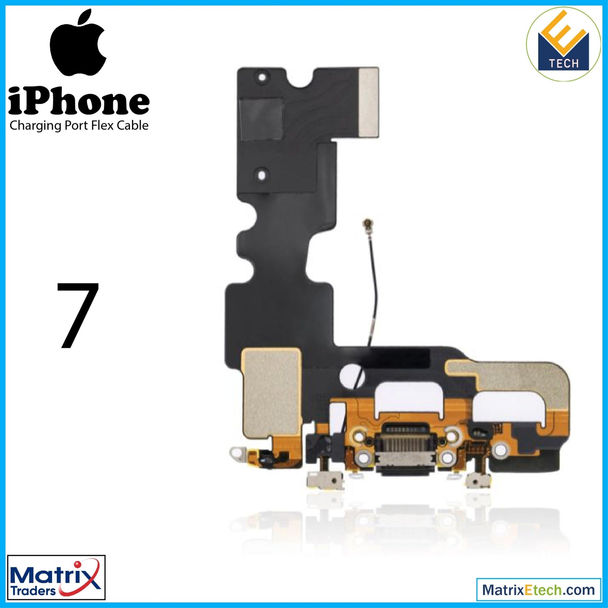 iPhone 7 Charging Port Flex Cable (Aftermarket) - Matrix Traders