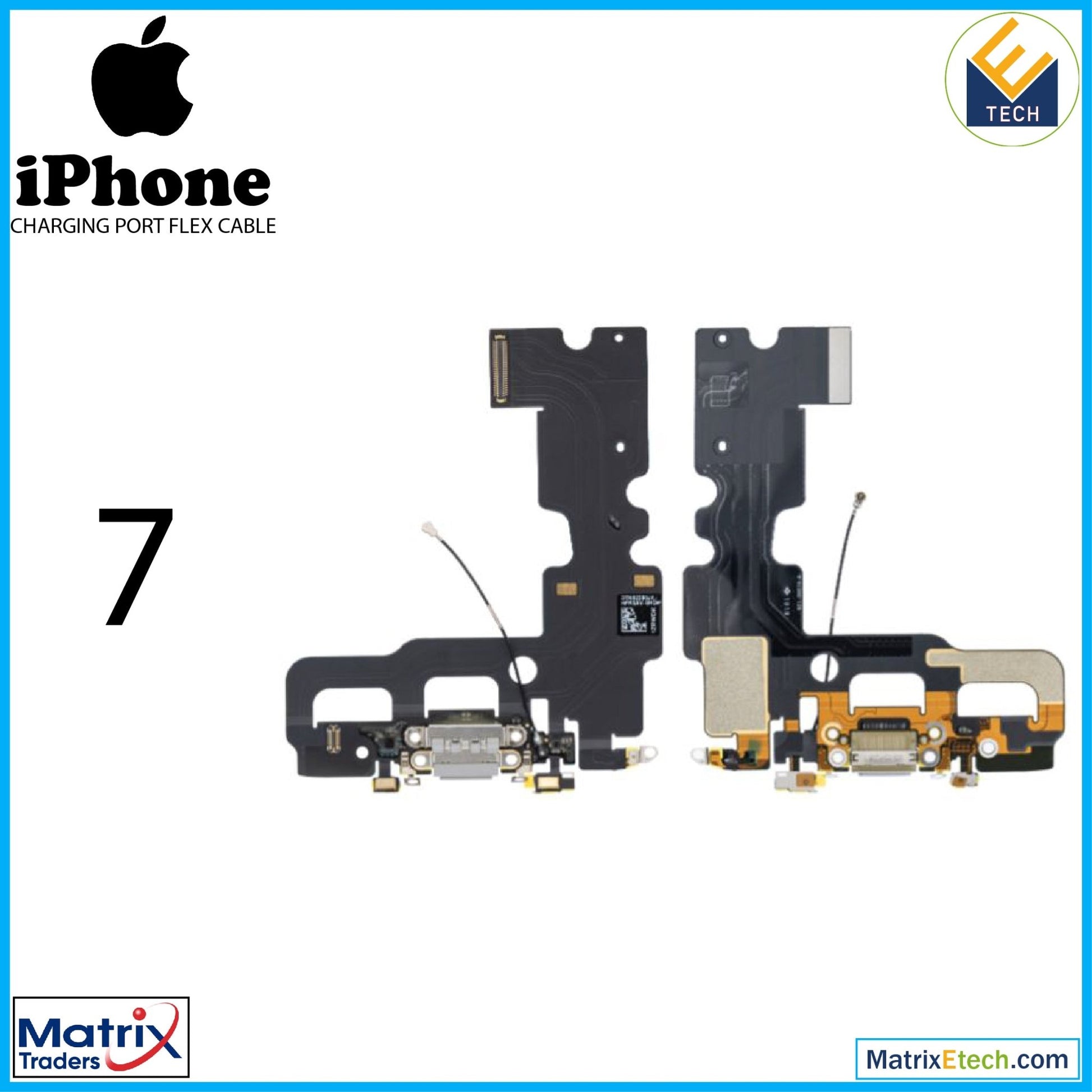 iPhone 7 Charging Port Flex Cable (Premium) - Matrix Traders