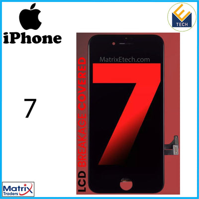 iPhone 7 LCD Screen Replacement Assembly With Steel Plate - Matrix Traders