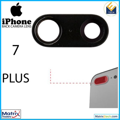 iPhone 7 Plus Back Camera Lens With Bracket & Bezel (10 Pack) - Matrix Traders