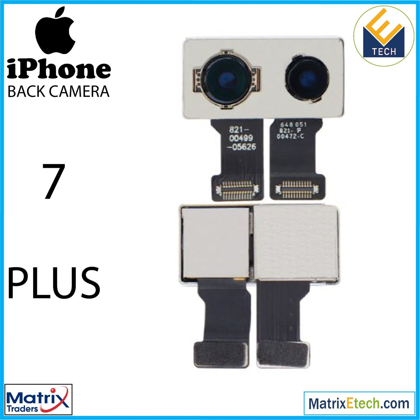 iPhone 7 Plus Back Camera (Premium) - Matrix Traders