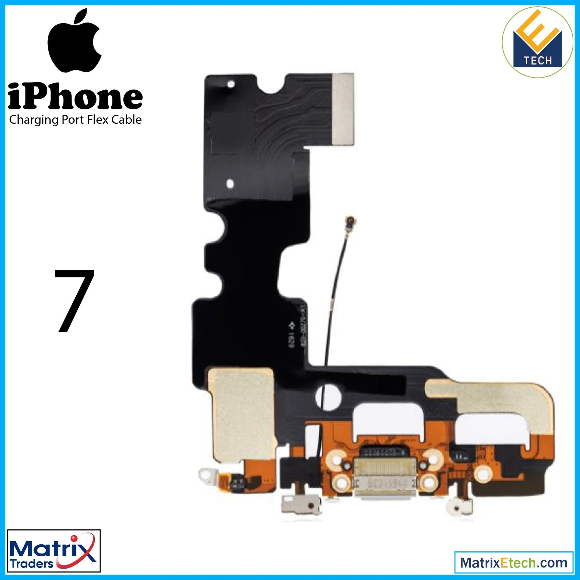 iPhone 7 Plus Charging Port Flex Cable (Aftermarket) - Matrix Traders