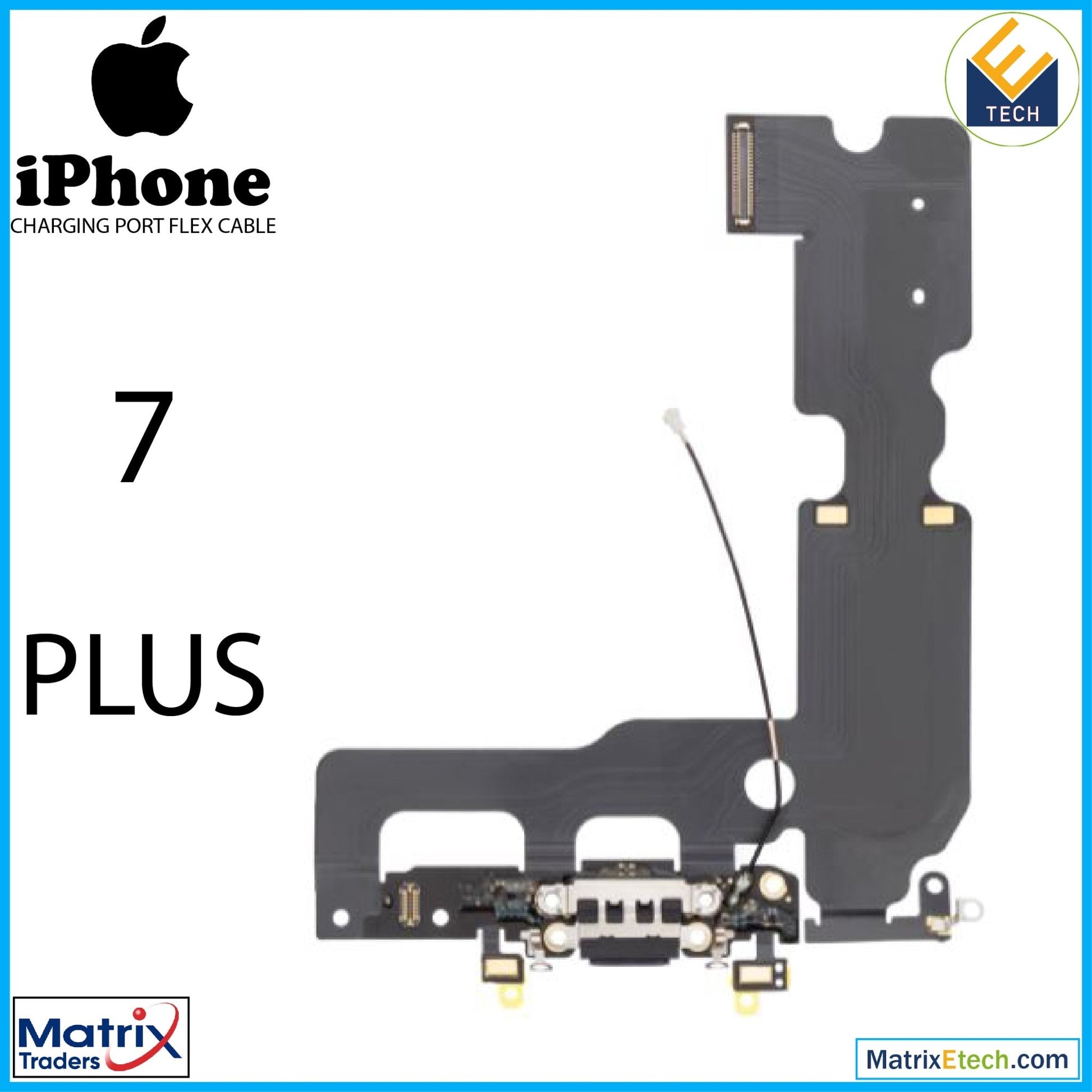 iPhone 7 Plus Charging Port Flex Cable (Premium) - Matrix Traders