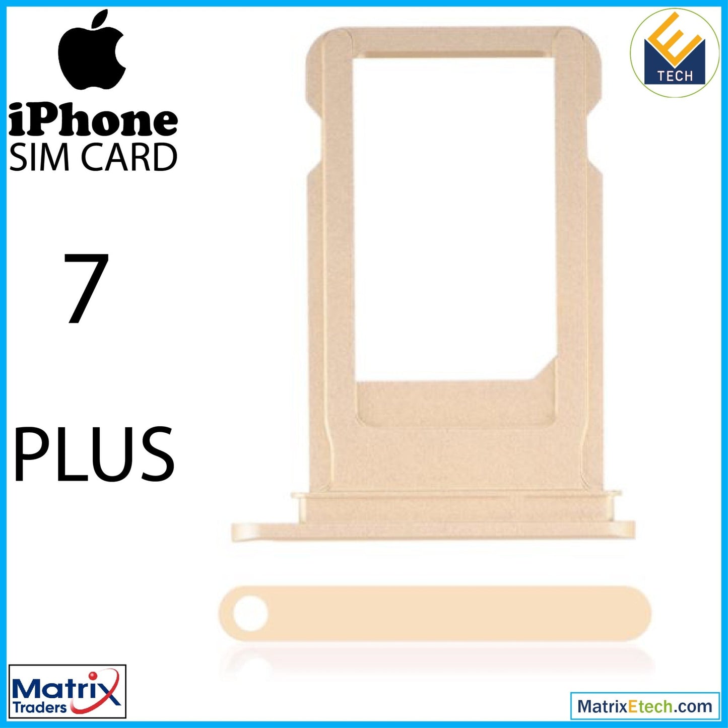 iPhone 7 Plus Sim Card Tray (Normal) - Matrix Traders