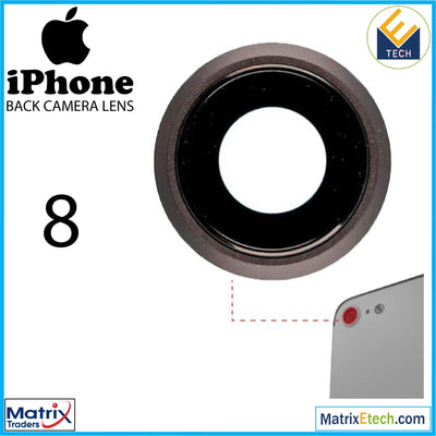 iPhone 8 Back Camera Lens With Bracket & Bezel (10 Pack) - Matrix Traders