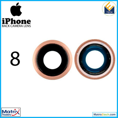 iPhone 8 Back Camera Lens With Bracket & Bezel (10 Pack) - Matrix Traders