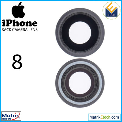 iPhone 8 Back Camera Lens With Bracket & Bezel (10 Pack) - Matrix Traders