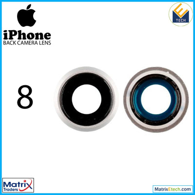 iPhone 8 Back Camera Lens With Bracket & Bezel (10 Pack) - Matrix Traders