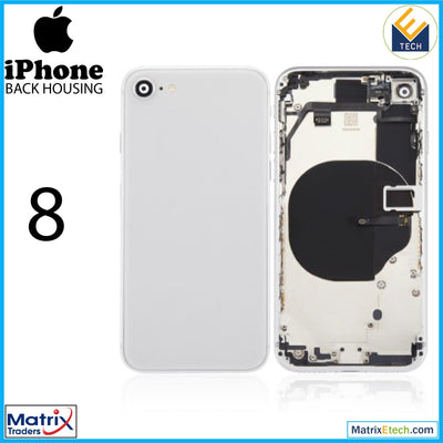 iPhone 8 Back Housing W Small Components Pre - Installed (Aftermarket Plus) - Matrix Traders