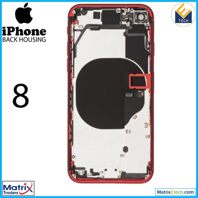 iPhone 8 Back Housing W Small Components Pre - Installed (Aftermarket Plus) - Matrix Traders