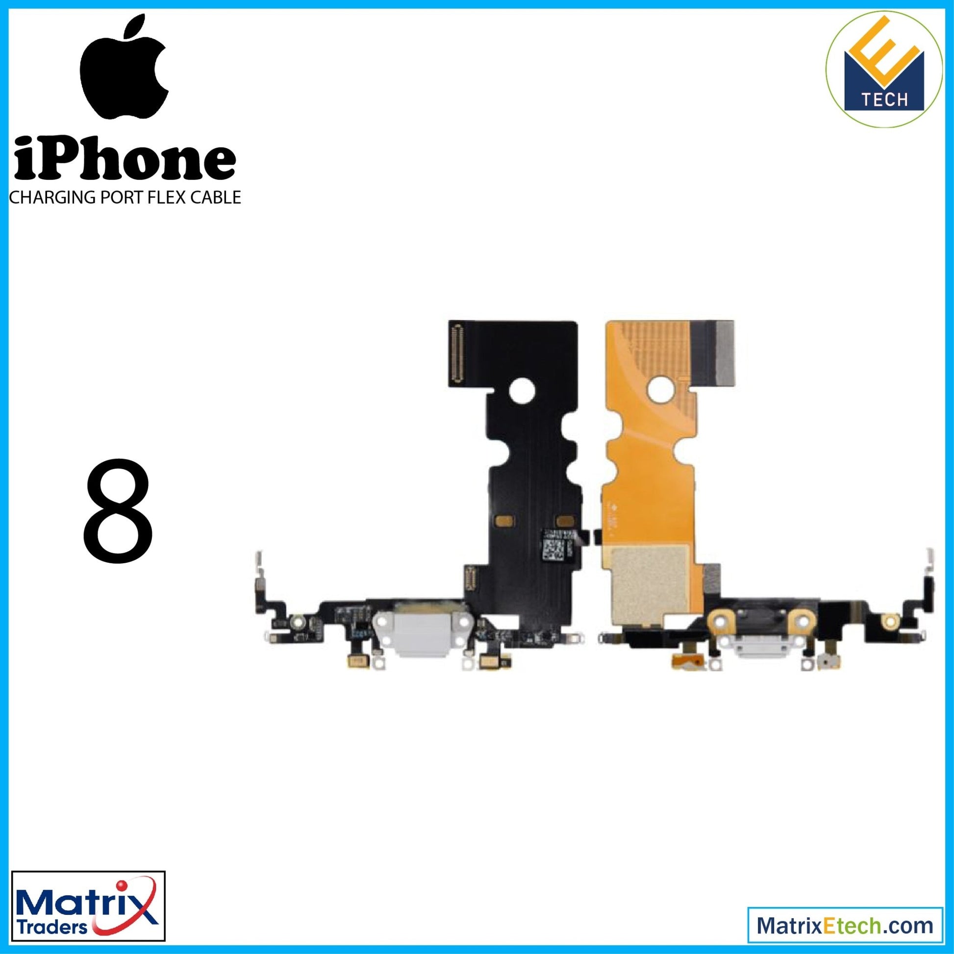 iPhone 8 Charging Port Flex Cable (Premium) - Matrix Traders