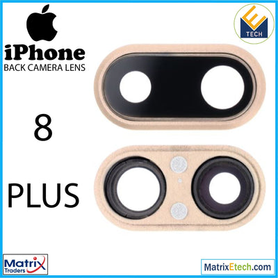 iPhone 8 Plus Back Camera Lens With Bracket & Bezel (10 Pack) - Matrix Traders