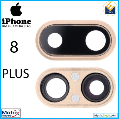 iPhone 8 Plus Back Camera Lens With Bracket & Bezel (10 Pack) - Matrix Traders