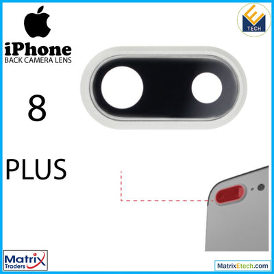 iPhone 8 Plus Back Camera Lens With Bracket & Bezel (10 Pack) - Matrix Traders