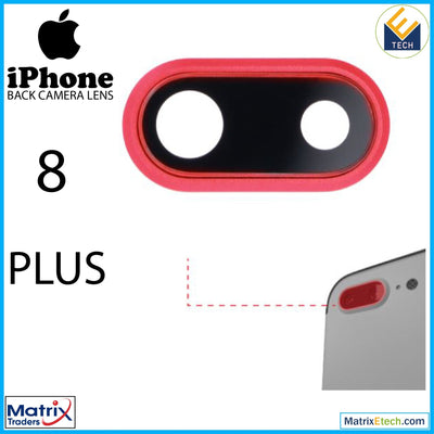 iPhone 8 Plus Back Camera Lens With Bracket & Bezel (10 Pack) - Matrix Traders