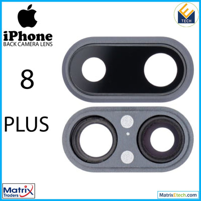 iPhone 8 Plus Back Camera Lens With Bracket & Bezel (10 Pack) - Matrix Traders