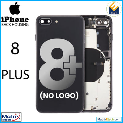 iPhone 8 Plus Back Housing W Small Components Pre - Installed (Aftermarket Plus) - Matrix Traders