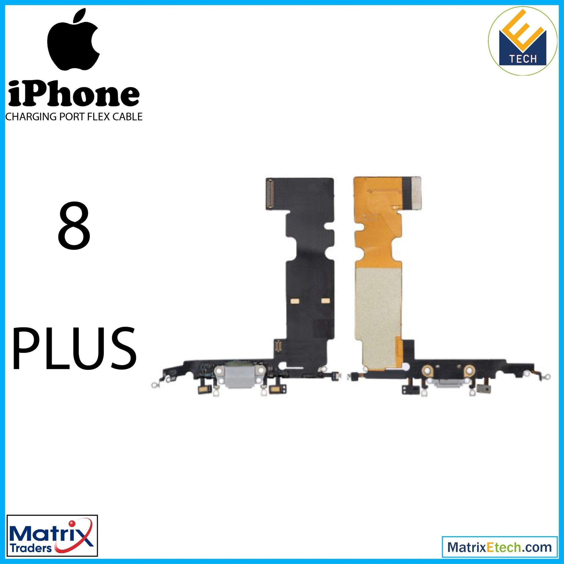 iPhone 8 Plus Charging Port Flex Cable (Premium) - Matrix Traders