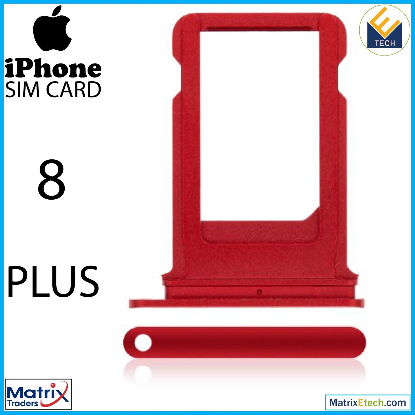 iPhone 8 Plus Sim Card Tray (Normal) - Matrix Traders