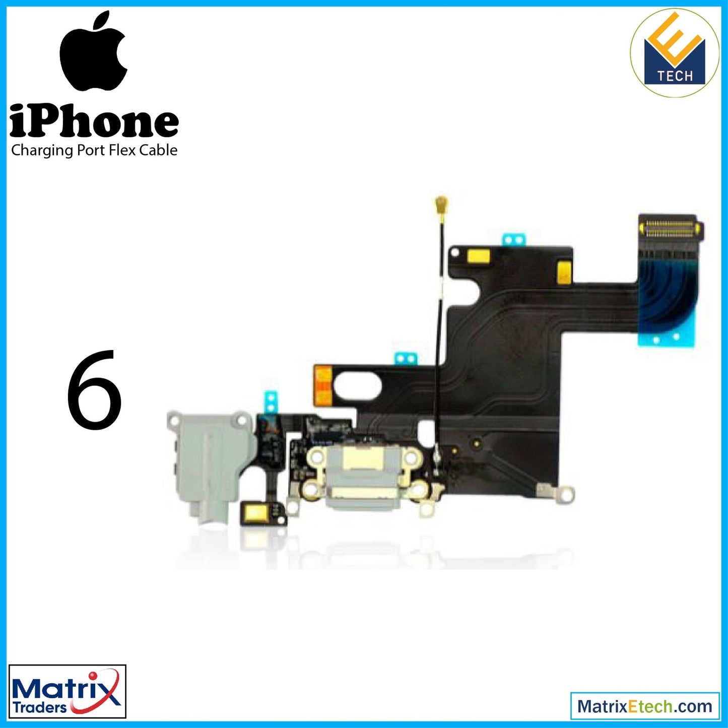 iPhone Charging Port Flex Cable (AM) - Matrix Traders