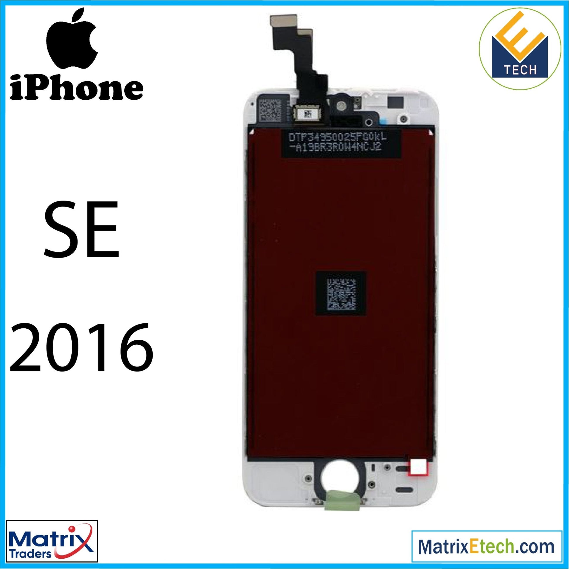 iPhone SE (2016) LCD Screen Replacement Assembly (Aftermarket) - Matrix Traders