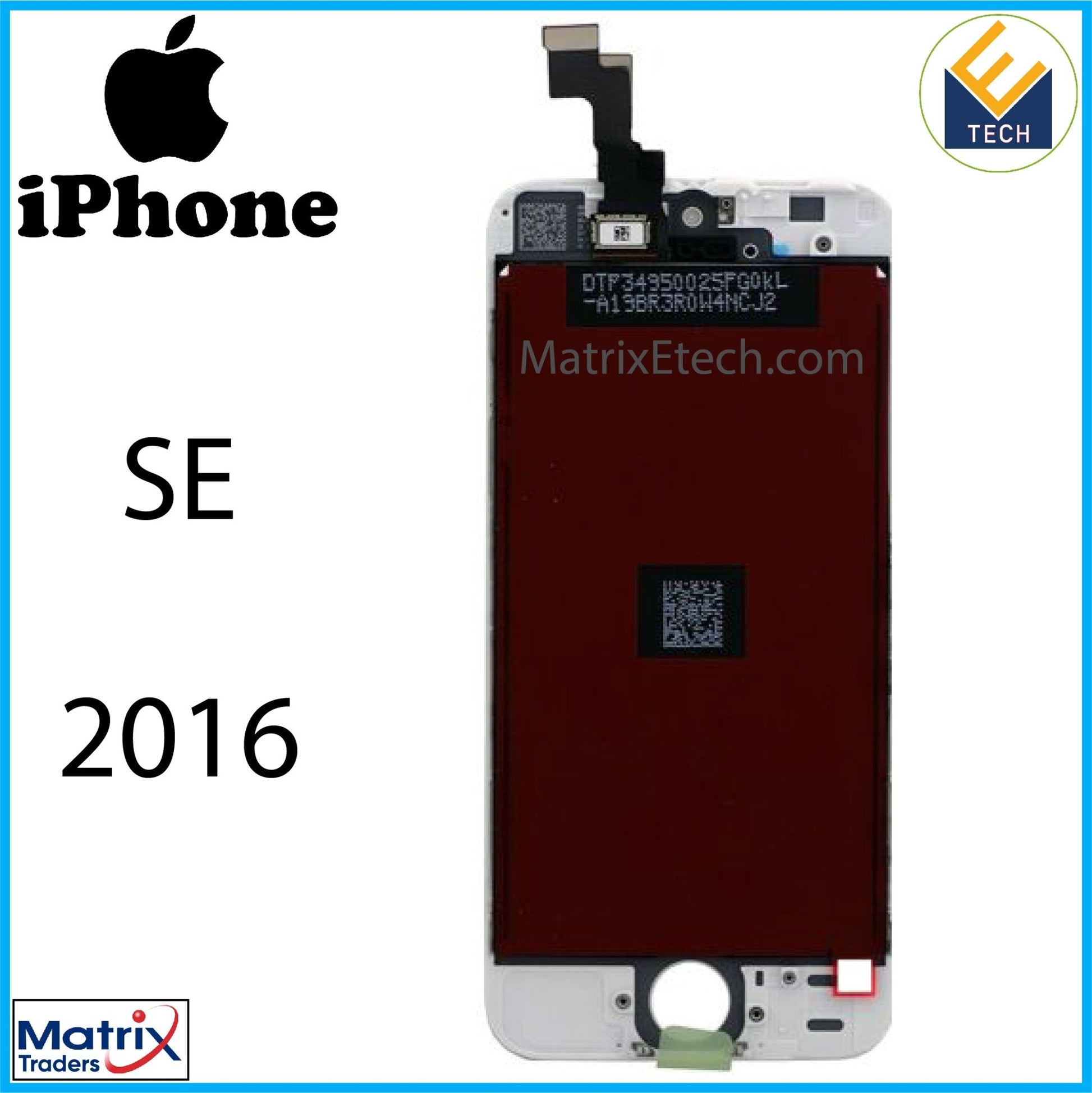 iPhone SE (2016) LCD Screen Replacement Assembly (Premium) - Matrix Traders