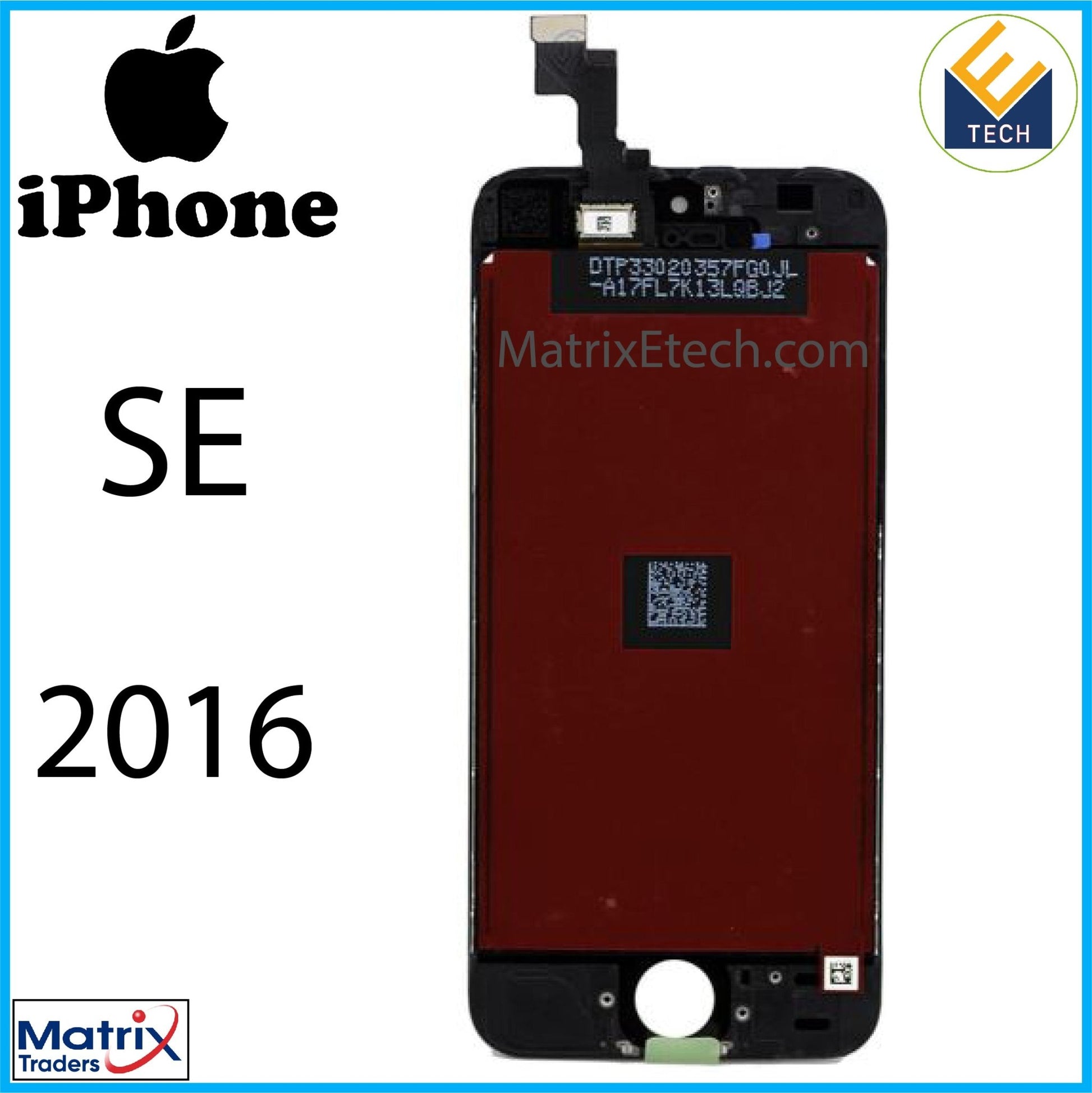 iPhone SE (2016) LCD Screen Replacement (Premium) Assembly (Premium) - Matrix Traders