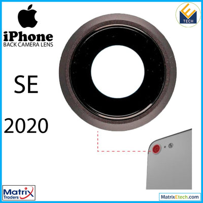 iPhone SE (2020) Back Camera Lens With Bracket & Bezel (10 Pack) - Matrix Traders