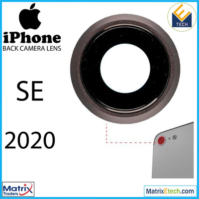 iPhone SE (2020) Back Camera Lens With Bracket & Bezel (10 Pack) - Matrix Traders