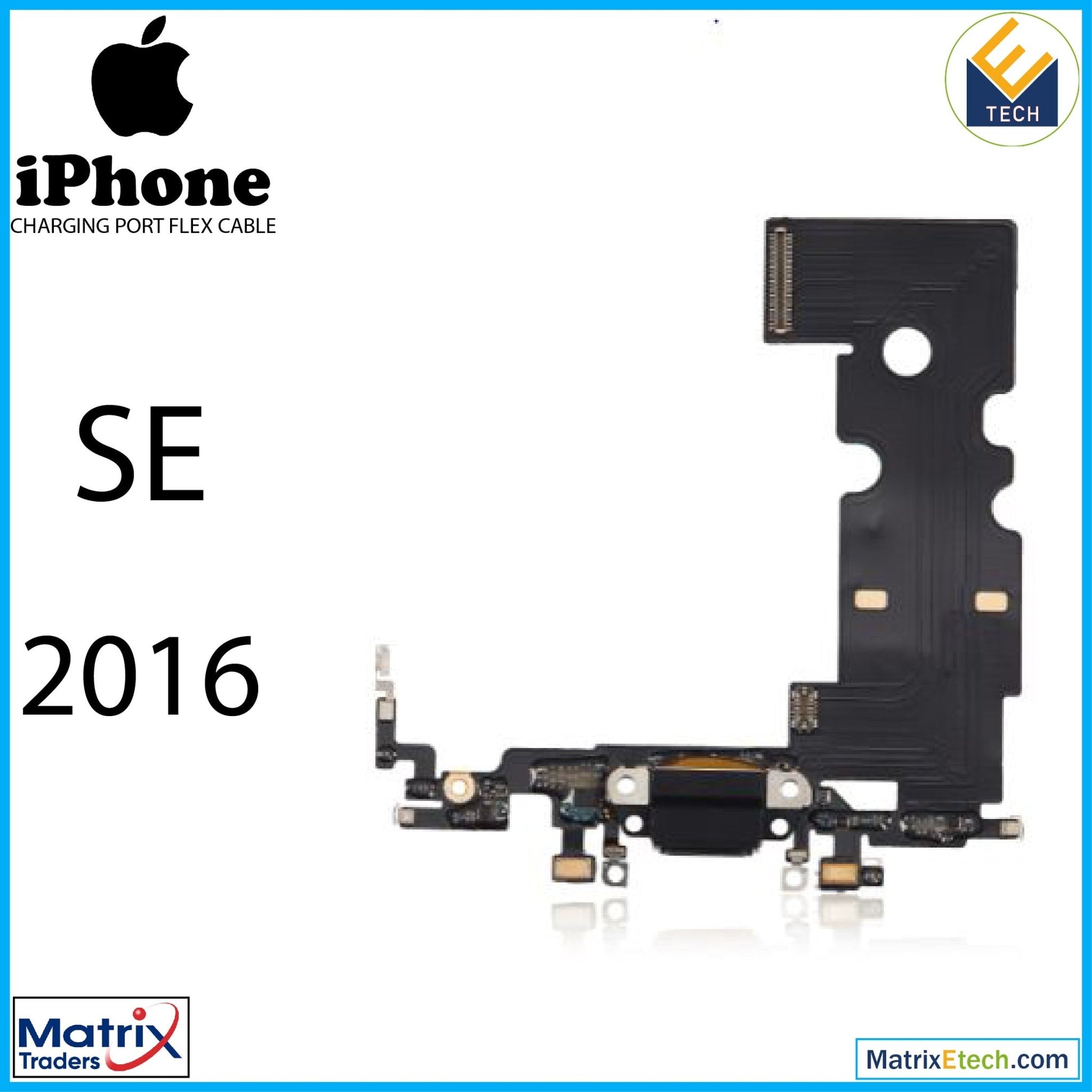 iPhone SE (2020) Charging Port Flex Cable (Aftermarket Plus) - Matrix Traders