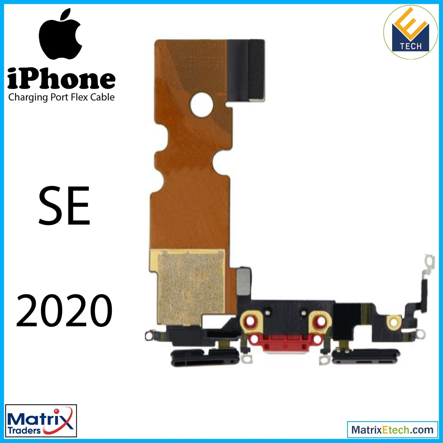 iPhone SE (2020) Charging Port Flex Cable (Pull) - Matrix Traders