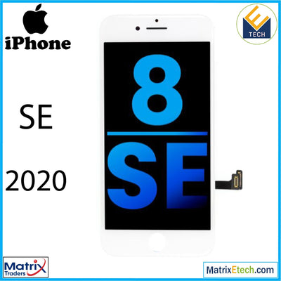 iPhone SE (2020) LCD Assembly With Steel Plate (Aftermarket) - Matrix Traders