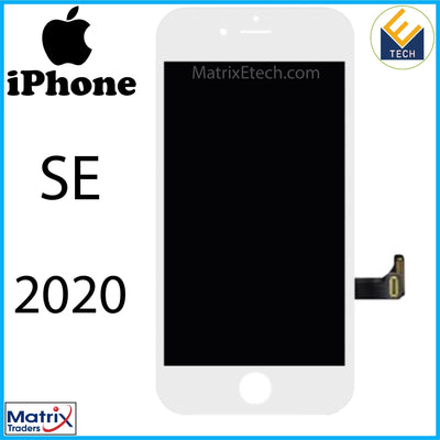 iPhone SE (2020) LCD Assembly With Steel Plate (Premium) - Matrix Traders