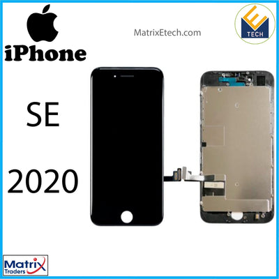 iPhone SE (2020) LCD Assembly With Steel Plate (Premium) - Matrix Traders