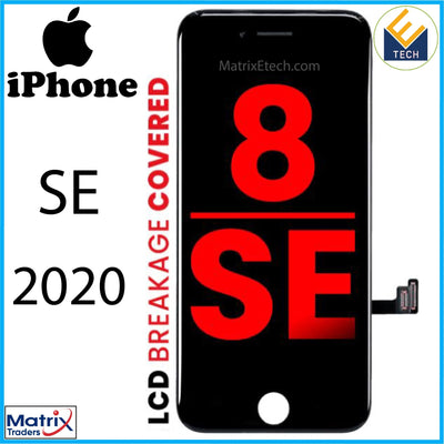 iPhone SE (2020) LCD Screen Replacement Assembly With Steel Plate - Matrix Traders