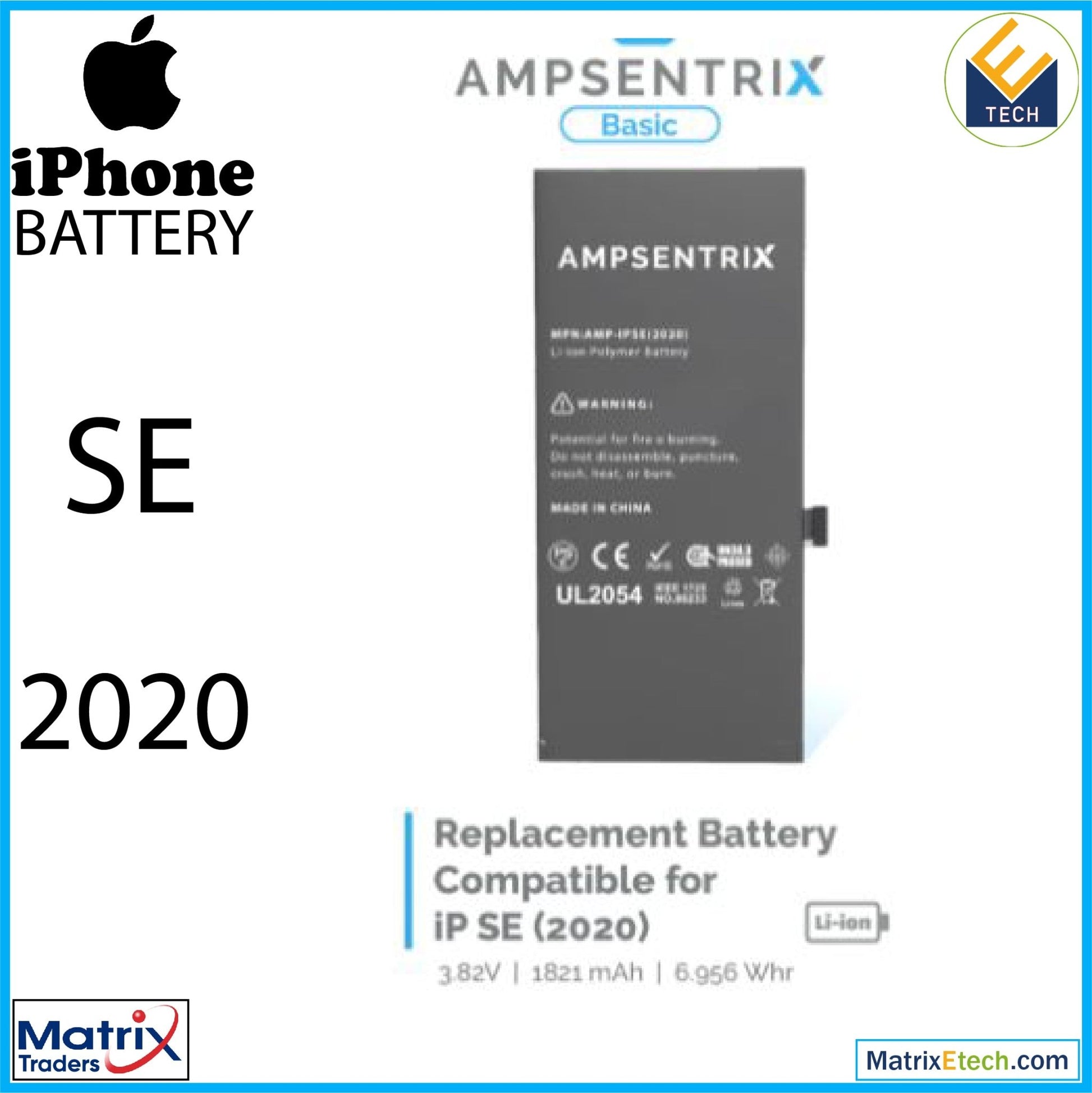 iPhone SE (2020) Replacement Battery - Matrix Traders