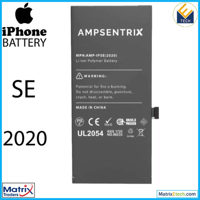 iPhone SE (2020) Replacement Battery (AmpSentrix Basic Extended) - Matrix Traders