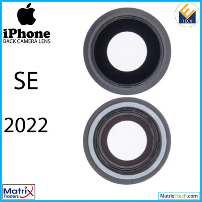 iPhone SE (2022) Back Camera Lens With Bracket & Bezel (10 Pack) - Matrix Traders