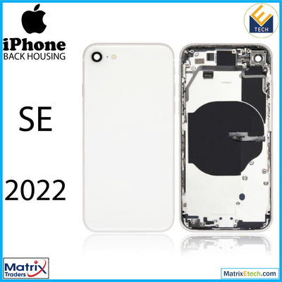 iPhone SE (2022) Back Housing W Small (Pull Grade A) - Matrix Traders